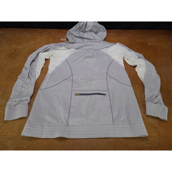 Vintage 2000s Y2K Lululemon Running Activewear Full Zip Hooded Light Jacket Sz 8 - Picture 6 of 7